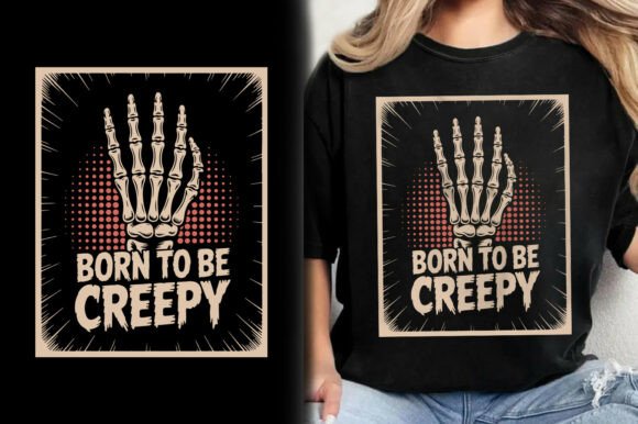 Download Born to Be Creepy Zombie Hand SVG Shirt - Premium Resources
