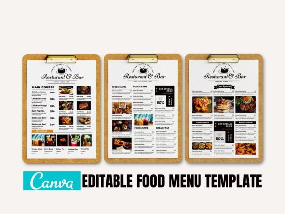 Download Food Menu Template - Premium Bundle